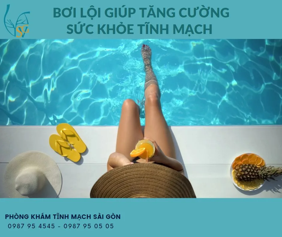 Bơi lội giúp tăng cường sức khỏe tĩnh mạch